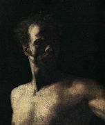 Theodore   Gericault Study of a Head France oil painting artist